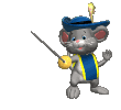 Mallow Mouse becomes a very brave Musketeer
