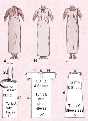 Bridesmaid Dress Patterns on Fancy Dress Amateur Dramatics 3 Free Easy Egyptian Costume Pattern