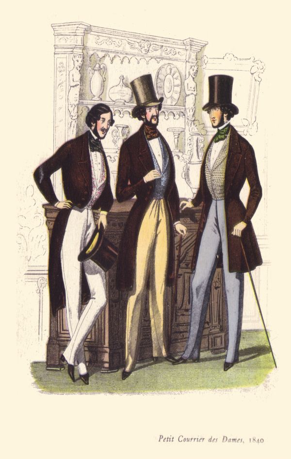 4 Mens'Fashion Plates 1800-1900 - Part 13