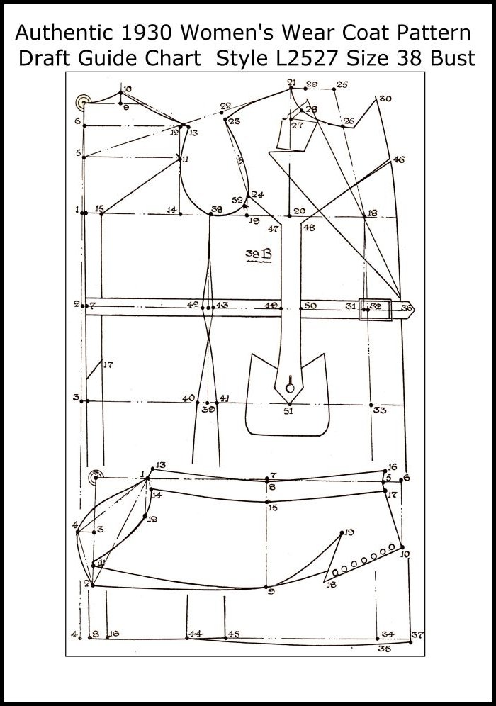 A4 Picture of the 1930 Coat Draft