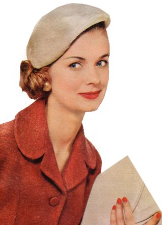 hairstyles of the fifties. Later in the 50s titanium was added to tone down the brightness of products