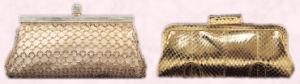 Magical clutch bag (mesh) Dune price �70.  Marcon snake skin style clutch bag from Dune. Price �40