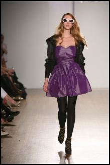 Purple dress from Oasis.