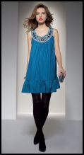 Debenhams Autumn/Winter 2007 Womenswear - Butterfly by Matthew Williamson limited edition embellished tunic, Star by Julien Macdnald silver box clutch �20/�31, Vicenza silver bangle, Nine West platforms.