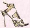 Gladiator high heeled sandals by Dior