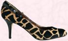 Animal print black and tan court shoes from Freemans for Autumn 2008.