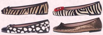 Prettyballerinas.com - Autumn 2008 Animal print ballerina flats  