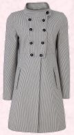 Military line grey coat from Freemans.