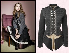 Military coat from Dorothy Perkins is exactly the same jacket and also Autumn/Winter 2008/9 at Dorothy Perkins.