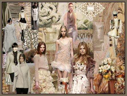 Fashioneracom fashion colour trends Winter White Cream Taupe Cocoa