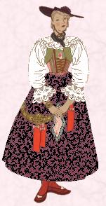 Tyrolean type dress.