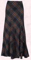 Tartan skirt at Marks & Spencer NO. T62 2782E Price: £70.00 -sizes: 8-20 Short, regular and long. Available: September