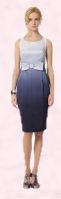 Blue dress summer 2008 - Oasis spring summer 2008 range of womenswear. Fashion trend of ombre dyes.