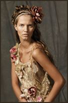 Antique Flower Bud Lace Dress 