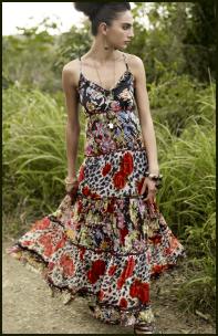 Womenswear Spring/Summer 2008 - Red Herring chiffon maxi dress �40/�62 on fashion-era