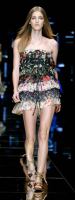 D&G dress with patchwork frills