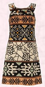Tribal Fashion Trend - Marks and Spencer Summer 2008 Per Una Collection - Aztec dress tribal design.