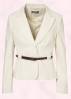 Wallis Spring Summer 2008 - Cream belted fitted jacket £65, €99.