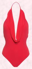 Figleaves  Spring/Summer 2008 Swimwear La Blanca plunge swimsuit �73 from figleaves.com.
