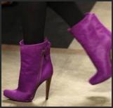 Purple Ankle Boots