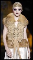 Dior Catwalk Look - Luxury Bustier Laced Gilet.