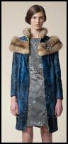 Peter Som blue coat.