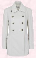 Cream Military Coat with Brass Buttons �89. T50 6600 Marks & Spencer Autumn Winter 2009.