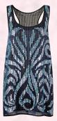 Racer back blue sequin tunic dress £75 from Miss Selfridge Autumn/Winter 2009
