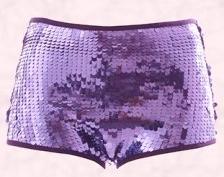 River Island Purple Sequin Hotpants - £21.99.