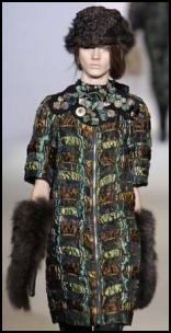 Brocade Coat by Marni and with centre front zip - AW2009.