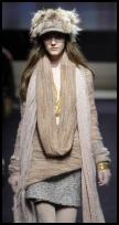 Missoni knit layering - Lagenlook.