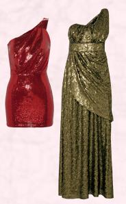  Shoulder  Dress on Asymmetric Red Sequin Dress  Far Right   Monsoon Saturn Maxi Dress