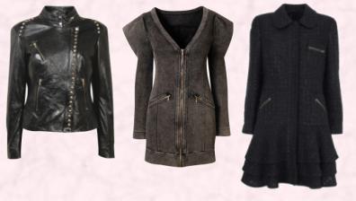 Dorothy Perkins AW 09 - Leather studded biker jacket �120 �190. Miss Selfridge Autumn/Winter 2009 Denim Zip Coat.  Black Winter Coat Marks & Spencer Autumn Winter 2009 - Due in store November 2009.