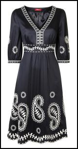 Monsoon Spring/Summer 2009 Main Range Black and White Empire Dress.