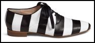 Hobbs black and white striped brogue - Summer 2009 Footwear - Ferne - �139 Hobbs Spring Summer 2009. 