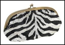 Accessorize Spring Summer 2009 Byzantine Black Zebra Print Clutch �28 (�47 Eire).