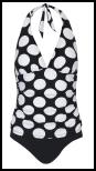 Marks & Spencer Spring Summer 2009 black and white swimsuit - T524328, �29.50.