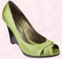 Fashion trends 2009 - Green wedge open toe shoes from Asda. 