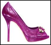 Metallic Fuchsia Shoe by Dior Spring Summer 2009.