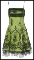 Green prom dress with floral detail from TK Maxx from £24.99/€28.48