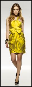 Michelle Obama Yellow - Super Lemon Dress at Warehouse. Spring Fashion Trend 2009