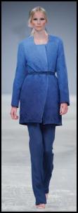 Aquascutum shaded blue trouser suit - Spring 2009