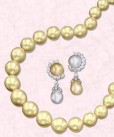  Jewels of Ocean South Sea Lemon Cream Pearls
