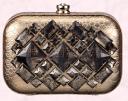 A small hard box clutch bag - a minaudi�re