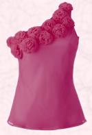Et Vous rose one-shoulder top �16 - Matalan Spring 2009 Collection.