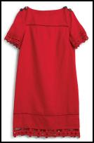 Red shift dress by Hobbs Spring Summer 2009 Collection.