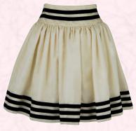 Dorothy Perkins Spring Summer 09 Cream border stripe full nautical skirt �28 �44.