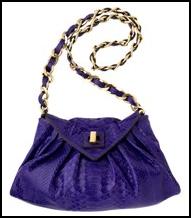 Queen Rania - Blue bag from Harvey Nichols