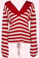 Matalan Red and White striped casual top - Et Vous cashmere blend striped jumper �18, SS09 