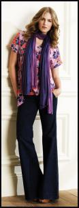 Denim styles - Linea Weekend Indigo crease front jeans �45 at House of Fraser Womenswear & Accessories SS09.